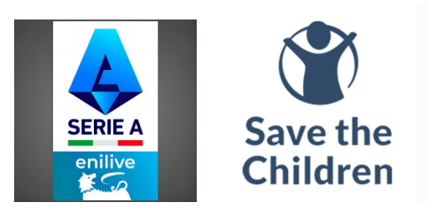 24/25 Badge Serie A & Sponsor Save The Children (à l'extérieur)